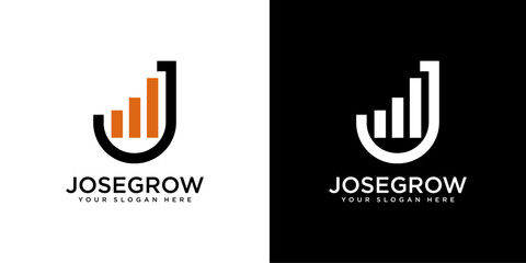 J Letter Logo Design template For Marketing, Finance, Consulting, Logistics Business. Initial J Logotype Sign element
