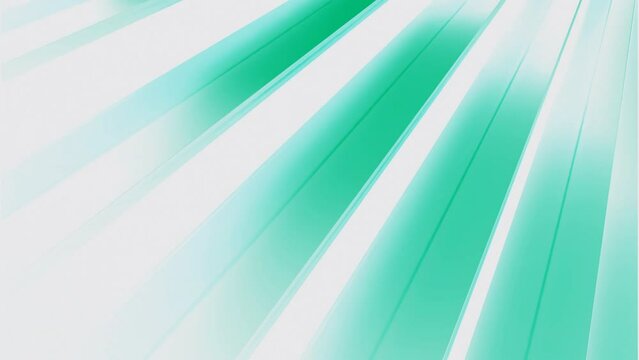 Abstract background with beautiful light green moving lines. Design. Light flares on parallel stripes.