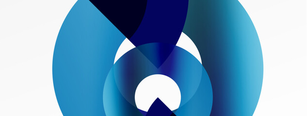 Trendy simple circle abstract background. Vector Illustration For Wallpaper, Banner, Background, Card, Book Illustration, landing page