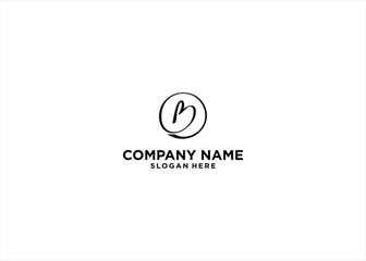 Letter b creative modern logo design