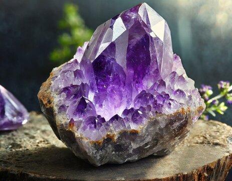アメジストの置物 原石 amethyst figurine raw stone