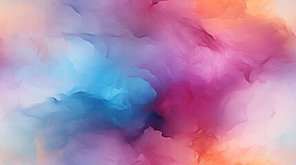 abstract background, Soft watercolor strokes, ink painting, halo effect, soft gradient colors, non oil painting texture - obrazy, fototapety, plakaty