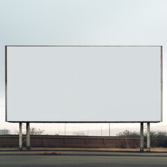 Blank billboard template