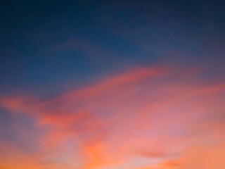 Obraz premium red sunset sky