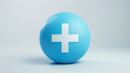 Fototapeta premium healthcare 3d illustration generative ai