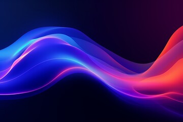 Liquid Color Waves with a Neon Glow, Adding a Futuristic and Vibrant Touch to the Background, Generative AI