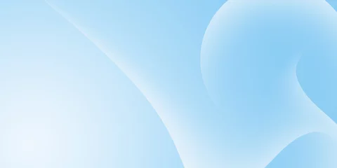 Fotobehang Abstracte Golf Abstract light blue background with shape freeform curved wavy and copy space. Graphic illustration, light blue wallpaper. Template for a website, cover, and background design.  © sutthichai