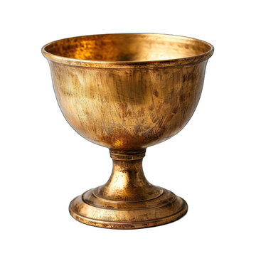 Elijah cup in passover day isolated on white
