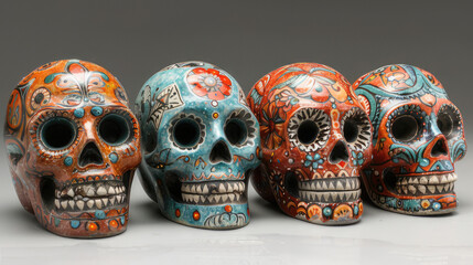 Mexican skull cinco de mayo