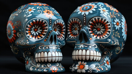 Mexican skull cinco de mayo