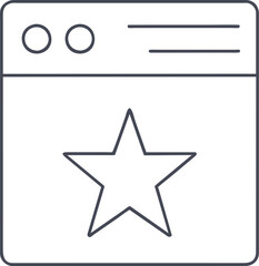 star icon vector illustration