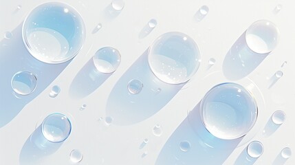 水滴のテクスチャー、白7