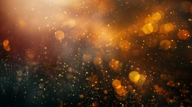 Close up particle animation video looping motion