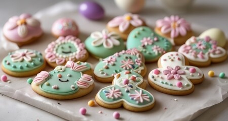  Deliciously decorated Easter cookies ready for the holiday!