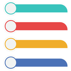 Fototapeta premium Colorful Infographic Element