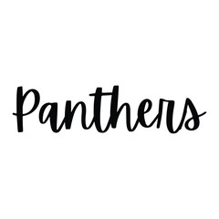 Panthers Svg Vector Illustration