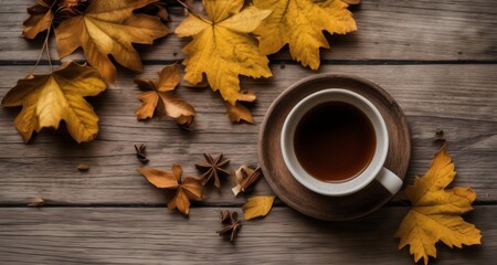  Autumn's warmth in a cup