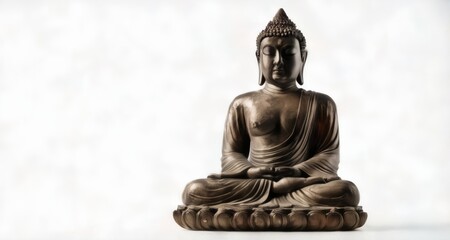  Elegant Buddha statue in serene pose
