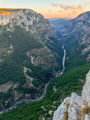 The Verdon Gorge (French: Gorges du Verdon) is a river canyon located in Provence, France