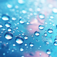 Soft Water Droplets Background