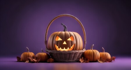  Spooky Halloween Pumpkin Basket