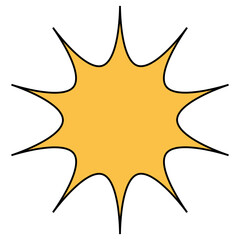 Explosion Shape Vector