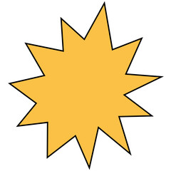 Explosion Shape Vector