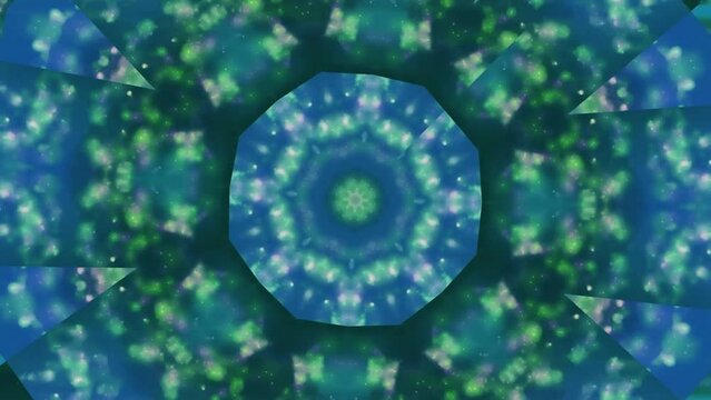 abstract colorful kaleidoscope motion graphics background