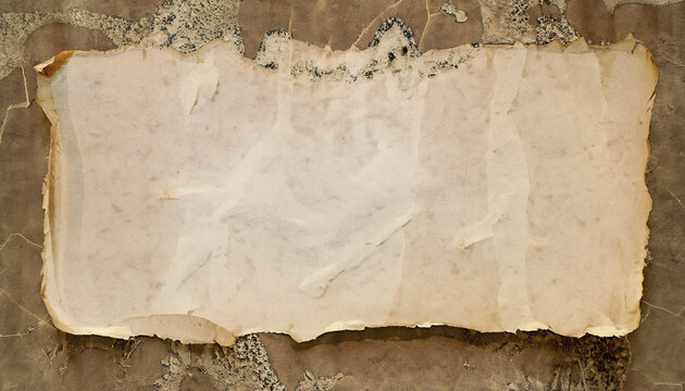 破れた古い紙,テクスチャ,背景,引き裂かれ破れた紙,Generative AI AI画像