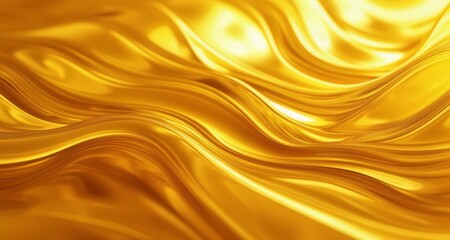  Golden waves of light and energy