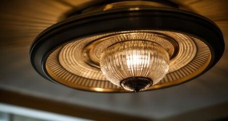 Elegant chandelier, casting a warm glow
