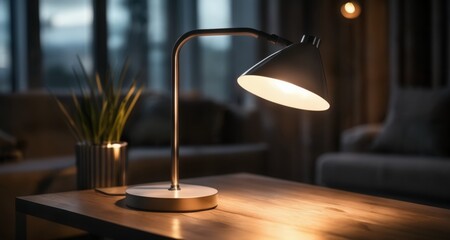  Modern desk lamp illuminates workspace
