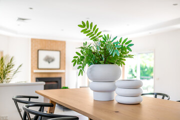 House interior decor, inside of modern living room. Home, apartment decoration.