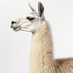 Fototapeta premium close up of a llama