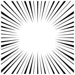 Obraz premium Speed Line Comic