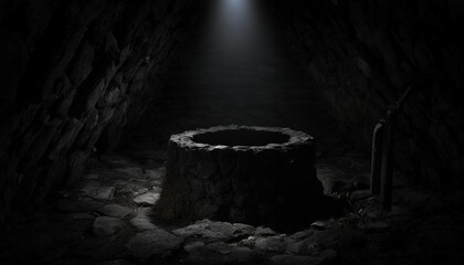 ホラー、怖い、不気味な井戸