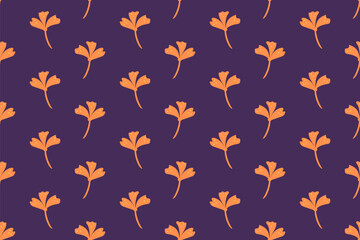 Pattern design with floral motif