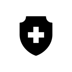 Health insurance icon vector isolated on white background. Insurance health document icon