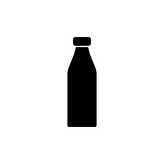 Bottle icon vector isolated on white background. Bottle vector icon