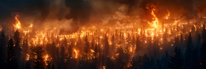 fire in the grass and forest 3d,
Wildfire forest fire burning down a town climate 