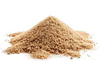 Smooth Beige Sand Pile Isolated
