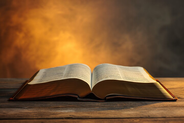 Open a historical book on a light background.