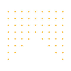 Minimalist Dotted Shape