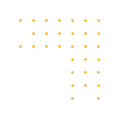 Minimalist Dotted Shape