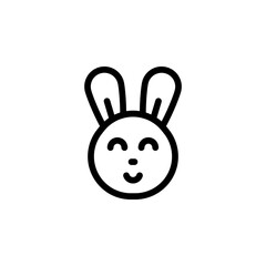 Bunny line icon