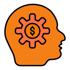   Entrepreneurial line filled icon