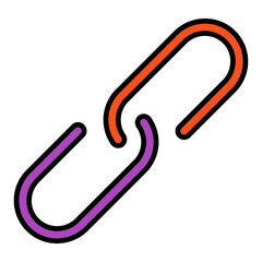 link line filled icon