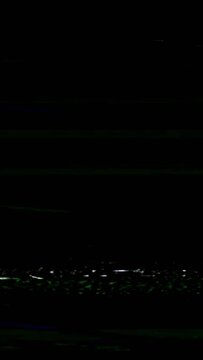 Vertical analog noise vhs tape rewind real glitch