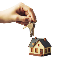 hand with keys