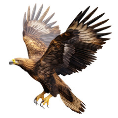 Obraz premium bald eagle isolated on white